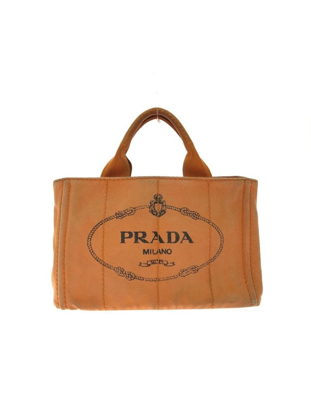Prada Tote Bag Canapa Mini Orange